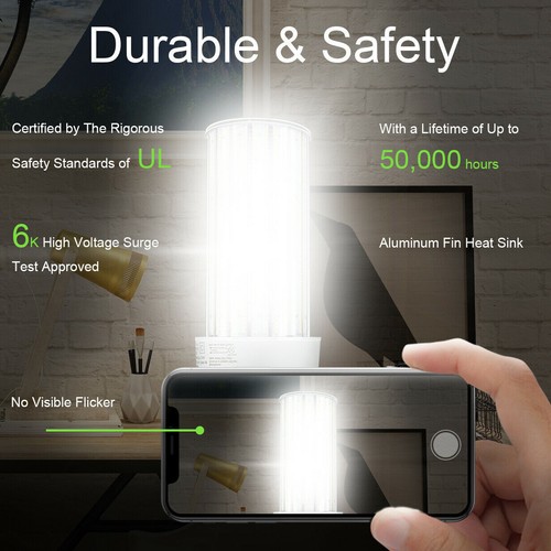 250W LED Corn Light Bulb 5000K Replace 1200W Metal Halide/HPS/HID Bulbs 277~480V - Picture 9 of 12