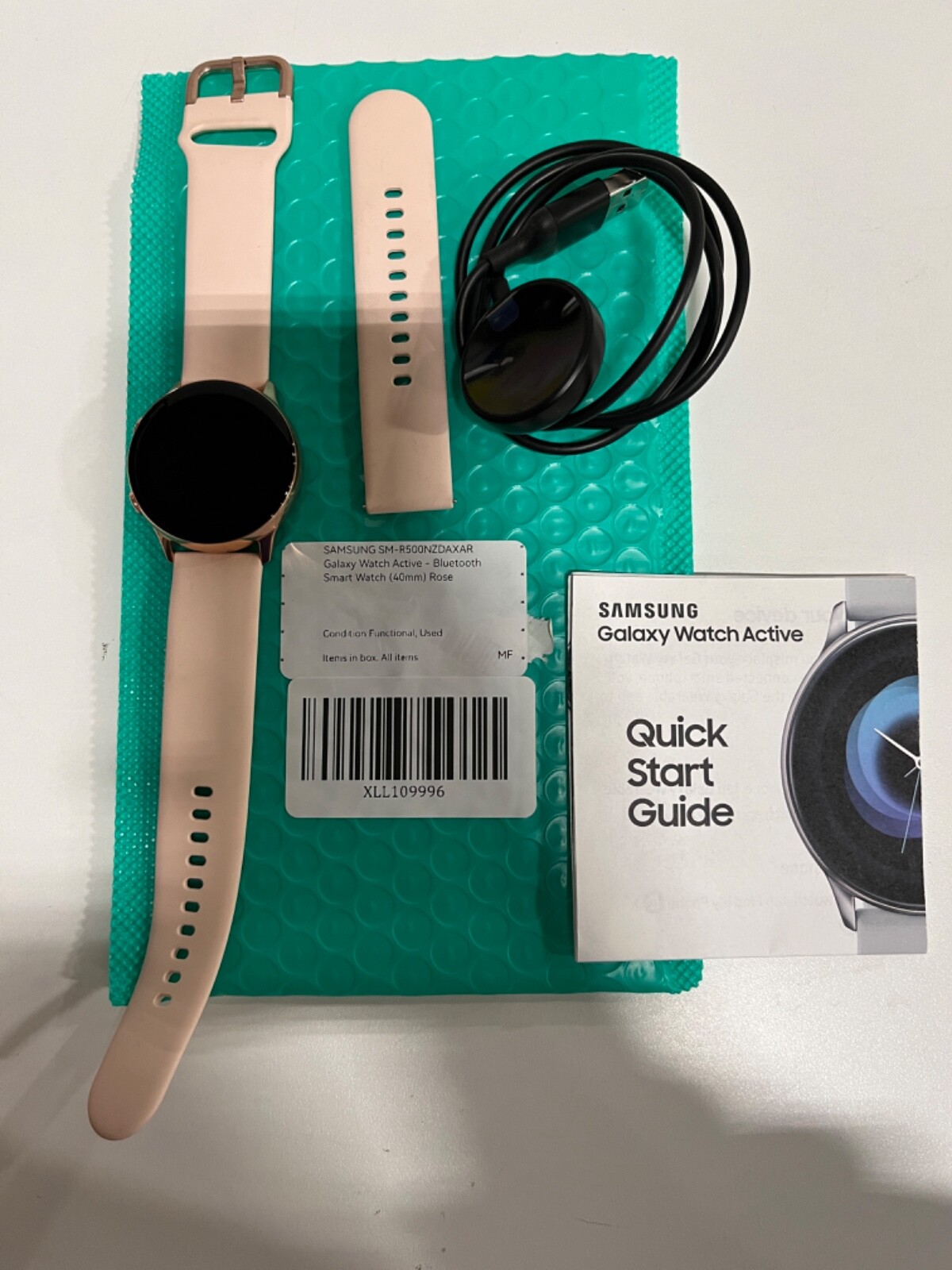 Samsung Galaxy Watch Active 40mm Rose Gold Smartwatch SM-R500NZDAXAR