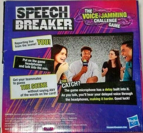 New Hasbro Gaming Speech Breaker Voice Jamming Microphone Hilarious Challenge - Picture 2 of 2