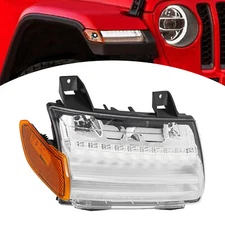 Right LED Turn Signal Light Daytime Running Light For 2018-2022 Jeep Wrangler JL