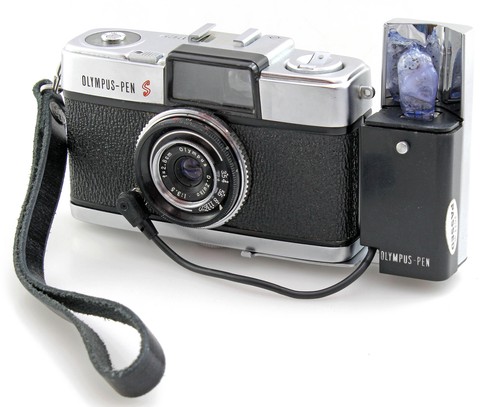 Olympus Vintage PC Flash Bulb Attachment for Pen Series Cameras w/bulbs & battry - Picture 2 of 7