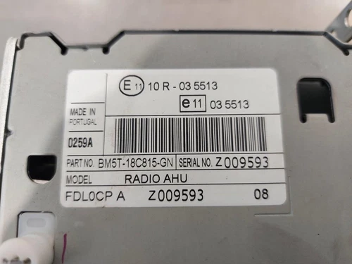 BM5T18C815GN Sistema Audio/Radio Cd para FORD FOCUS BERLINA (CEW) Ambiente 94595 - Imagen 2 de 10