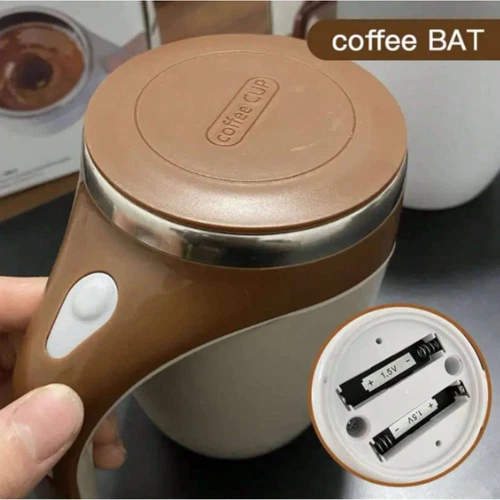 Automatic Magnetic Self Mixing Stainless Steel Cofee Rechargable Mug Stirring - Picture 15 of 21
