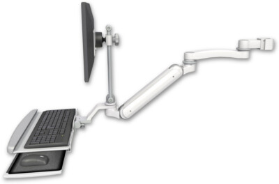 ICW Inverted Ultra 182 Arm with EV710 monitor mount mount for a 2'' pole