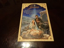 Lot of 8 Day Spring glitter Nativity Christmas cards by Donna Gelsinger #22