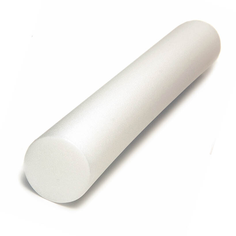 Rodillo de Pilates SISSEL 90 cm rodillo de Pilates rodillo de masaje rodillo espuma blanco