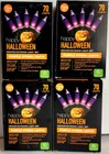 4 Boxes Of Halloween Lights String Light Purple Indoor Outdoor 70  Bulbs Per Box