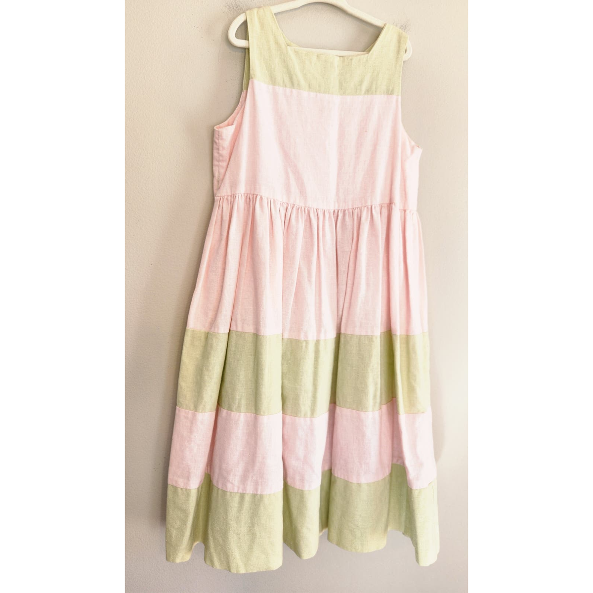 mango blue asymmetric dress Tango Ocean Blocks Asymmetrical – Blooming Boutique Color:Green as Pics and a stylish side badge:excluded-from-promotion Open Tie Back Fishtail