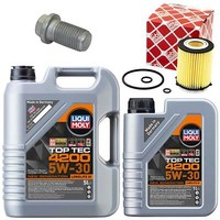 MotoröL Filter Set 5W-30 Liqui Moly 6 Liter + Schraube FüR Mercedes B-Klasse