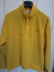 yellow quarter zip