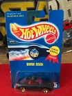 1991 Vintage Hot Wheels Blue Card #255 BMW 850i Dark Blue B547