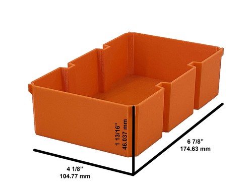 Ridgid Pro Gear Organizer Compatible Large Nesting Insert Bin - Picture 5 of 35