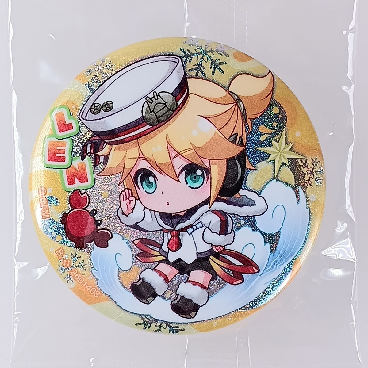 Kagamine Len, Hatsune Miku Snow Miku 2022 Assorted Can Badge From