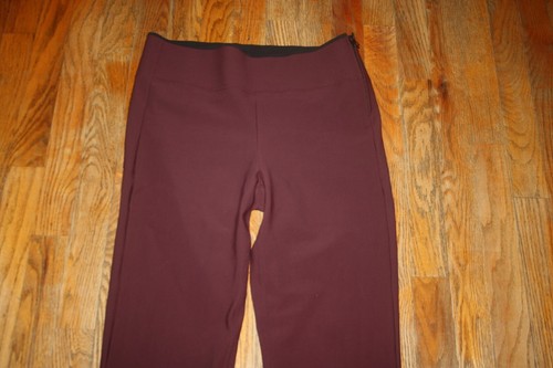 Pantalones ajustados elásticos Athleta Interstellar para mujer Borgoña piernas divididas talla 8 - Imagen 2 de 4