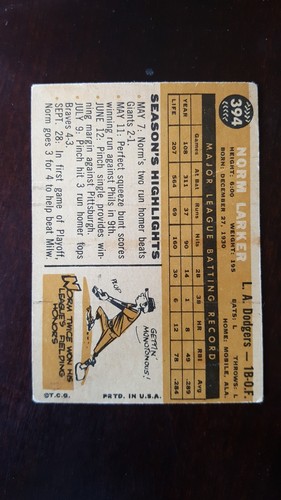 1960 topps baseball card #381 to #435, complete your set - Picture 59 of 211