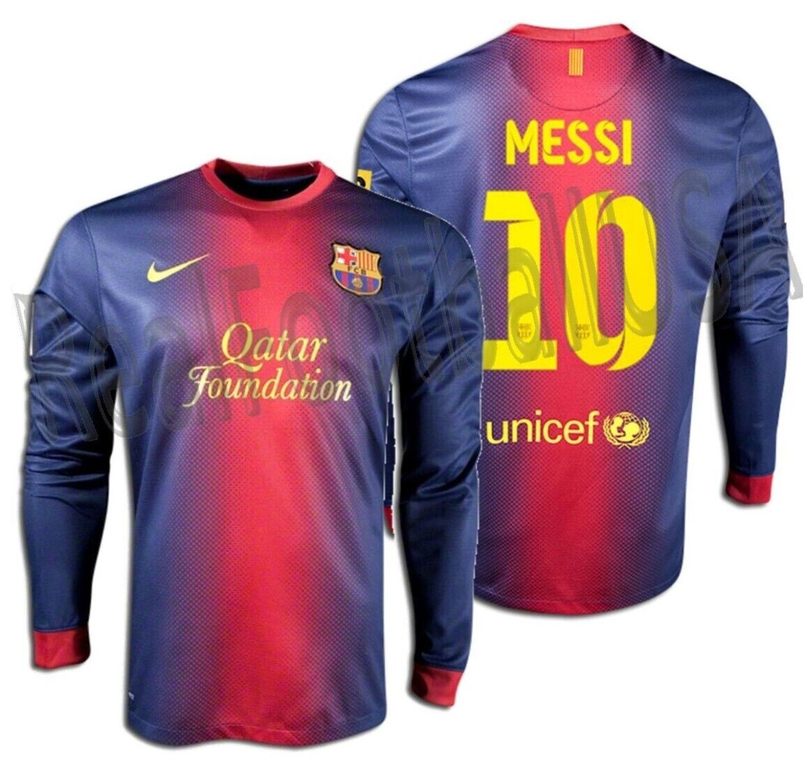 NIKE LIONEL MESSI FC BARCELONA LONG SLEEVE HOME JERSEY 2012 NIKE LIONEL MESSI FC BARCELONA LONG SLEEVE HOME JERSEY 2012