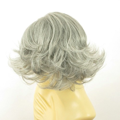 Parrucca donna corta grigio : jeanette 51 - Picture 4 of 9