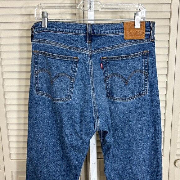 Levi's Wedgie Straight Jeans Jive Sound Medium Blue 34964-0073
