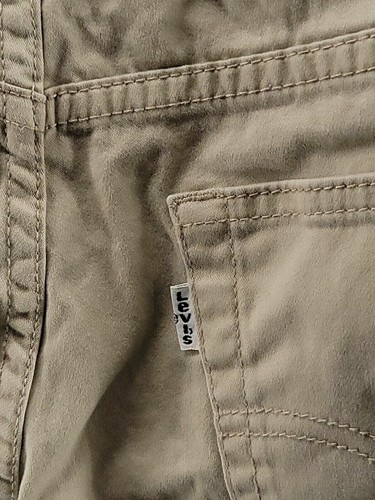 Levis Joggers Youth Boys Size 12 Reg W26xL26 Cuffed Khaki Chino Pants - Picture 4 of 7