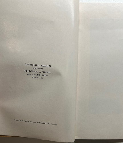 Vintage 1936 “The Alamo: Mission, Fortress, and Shrine” Frederick C Chabot Texas - Imagen 7 de 11