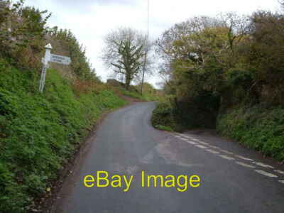 Photo 6x4 Spriddlestone Cross The small lane to the right plunges down to c2006