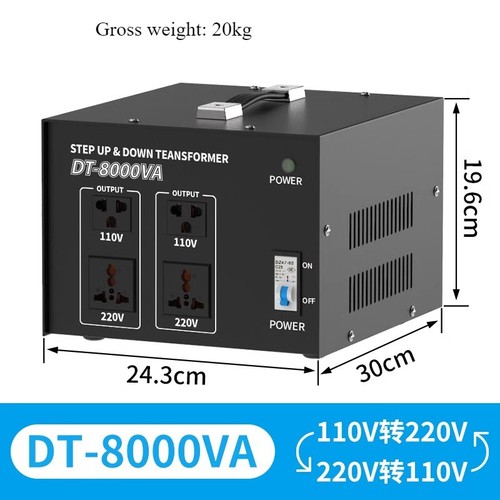220V To 110V 2000W Voltage Converter Transformer Step Up/Down Power Supply - Picture 21 of 24