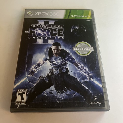 Star Wars: The Force Unleashed II (Microsoft Xbox 360, 2010) Saubere Disc.