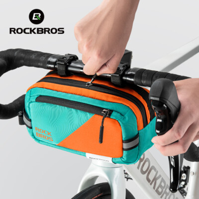 ROCKBROS Bike Handlebar Bag 2.5L Bike Front Bag with Shoulder Strap Cycling Bag