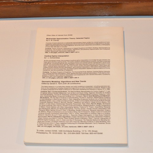 Multivariate Splines Charles Chui applied mathematics CBMS-NSF 54 PB book *s24 - Picture 2 of 3