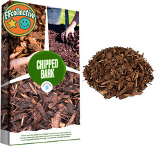 60 Litre Decorative Wood Chipped Bark Mulch Garden Borders Paths Landscaping UK