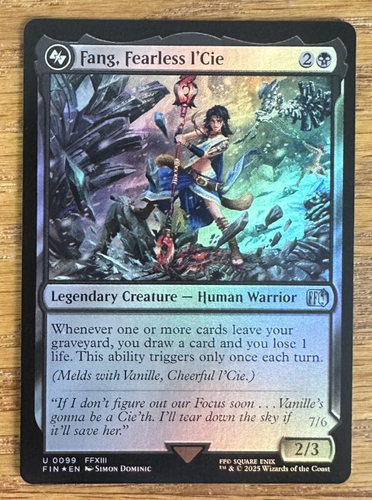 MTG Final Fantasy, Fang, Fearless I'Cie - Foil