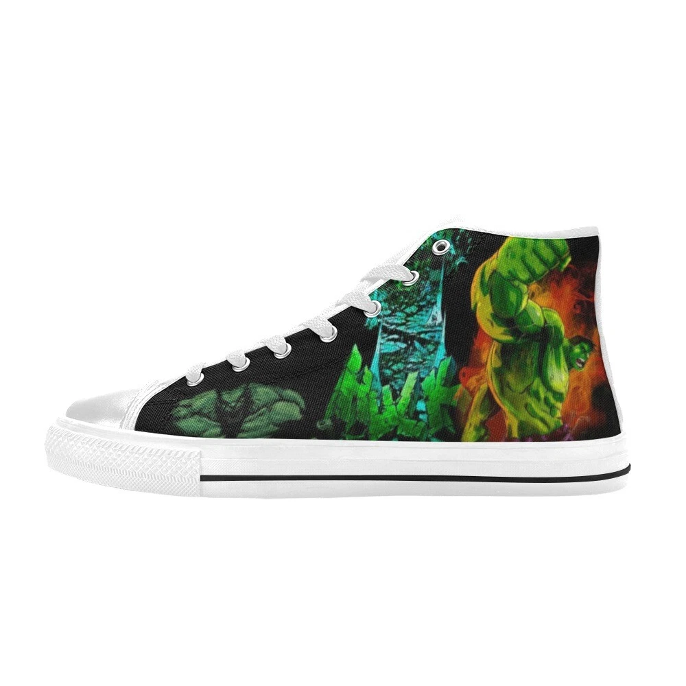 Hulk Custom Sneakers Men's High Top Canvas Athletic Shoes