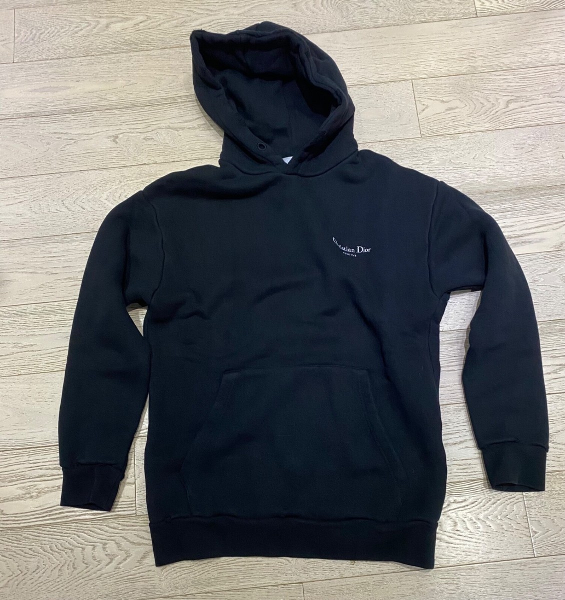 Disha Dior Nike Swoosh Sweatshirt Dior Hoodie Black Destroed