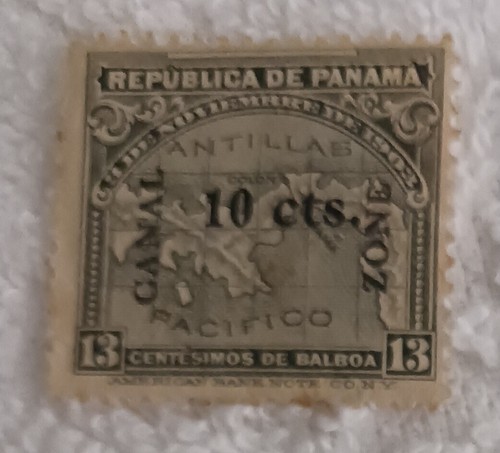1911 - CANAL ZONE - PANAMA -SCOTT #36 - MH