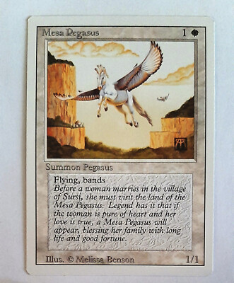  MESA PEGASUS  REVISED 3.EDITION 1994  NM  WHITE  MAGIC  MTG Mesapegasus