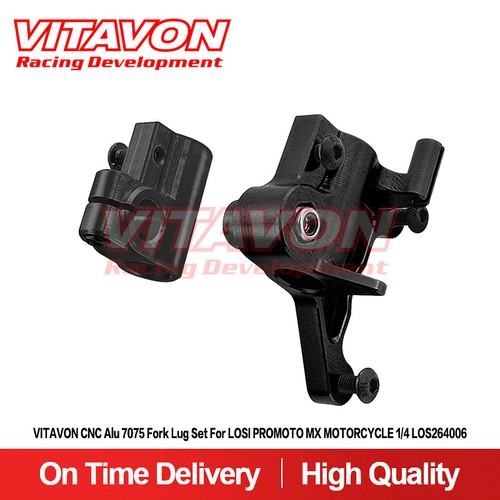Vitavon CNC Alu 7075 Fork Lug Set For LOSI PROMOTO MX MOTORCYCLE 1/4 LOS264006 - Picture 3 of 17