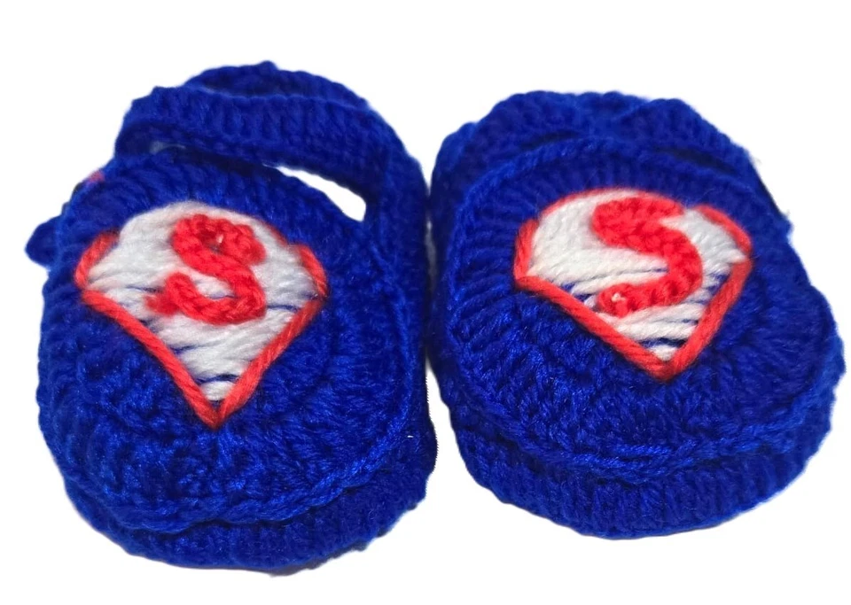 Crochet Baby Shoes Girl Boy Gift Infant - Image 4 of 4