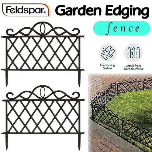 2x Fence Maintenance Plastic Garden Edging Plant Flower Border edging NEW - Picture 2 of 8