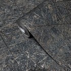 Dark Blue gray bronze metallic abstract lines Faux plaster Textured wallpaper 3D