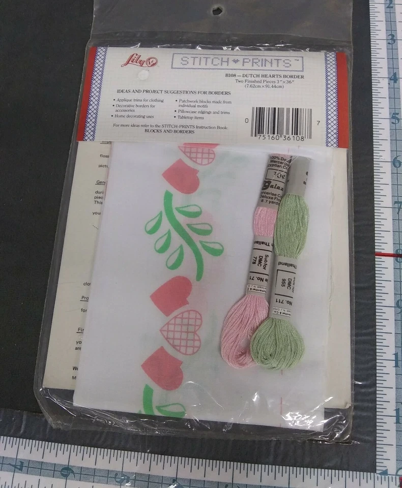 Cross Stitch Prints Lily Pattern B108 - Image 2 of 2