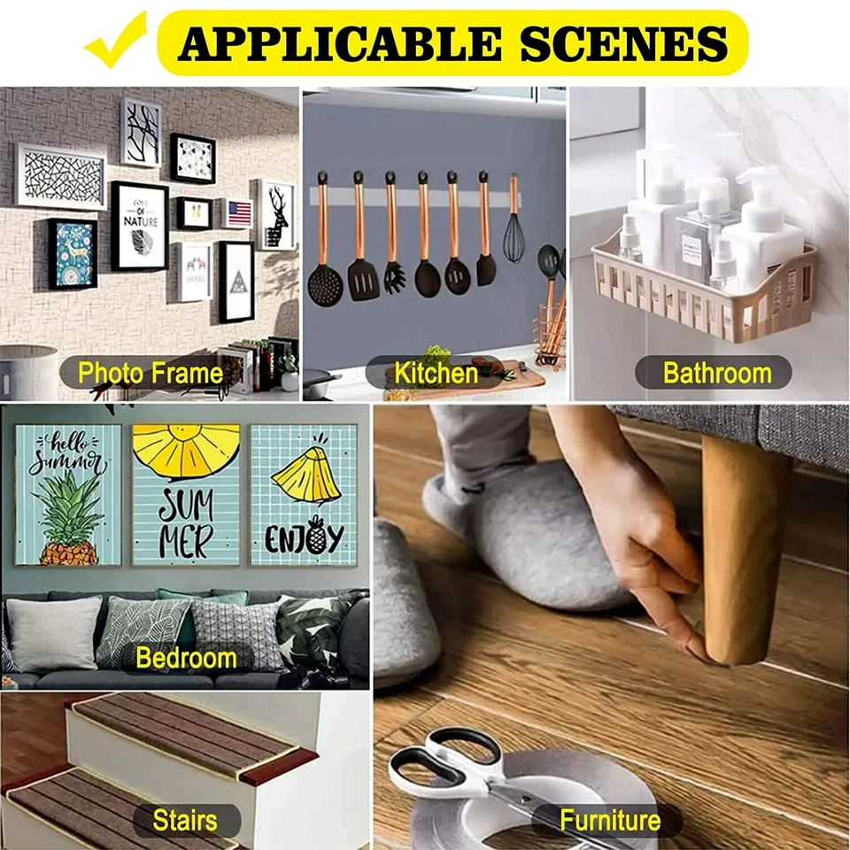 ALIEN NANO TAPE – Double Sided Removable Mounting Adhesive, Traceless, No Screws - Image 3 of 4