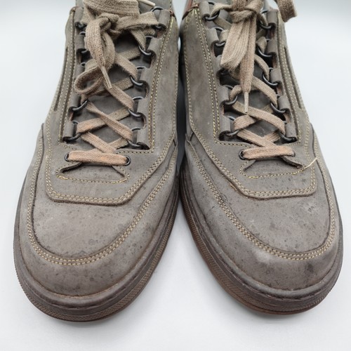 Mephisto Runoff Shoes Mens Size 13.5 Narrow Gray Leather Walking Comfort Casual - Picture 3 of 14