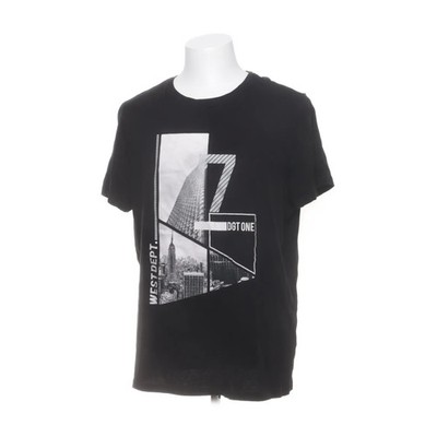 Livergy, T-shirt, Größe: XL, Schwarz, Baumwolle, Print, Herren #LZs