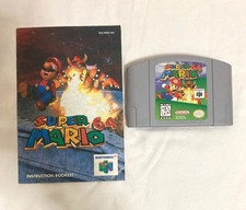 Super Mario 64 Nintendo 64 N64 with Manual Authentic Tested *Excellent Condition