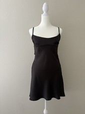 Zara Little Black Dress Mini Silky Medium NWT