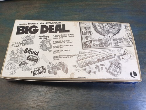 The Big Deal Game 1977 de Lakeside Board Games de colección - falta 1 puntero - Imagen 17 de 17