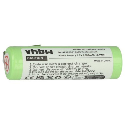 Akku für Philips Norelco HP2710/A HP2631 HP2720 HP2715 HP2750 Rasierer 2000mAh
