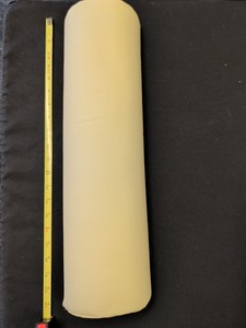 6" Massage Table Half Round Bolster Pillow Headrest Cushion - Cream