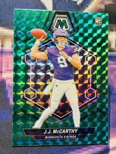2024 Mosaic JJ McCarthy RC Green Reactive Prizm #310 Vikings
