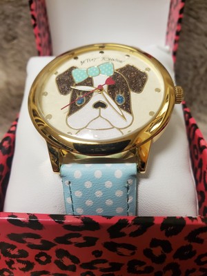 Betsey Johnson Rose Gold Dog Face Watch with Pink Bow Betsey Johnson | Accessories | Betsey Johnson Rose Gold  main image 4